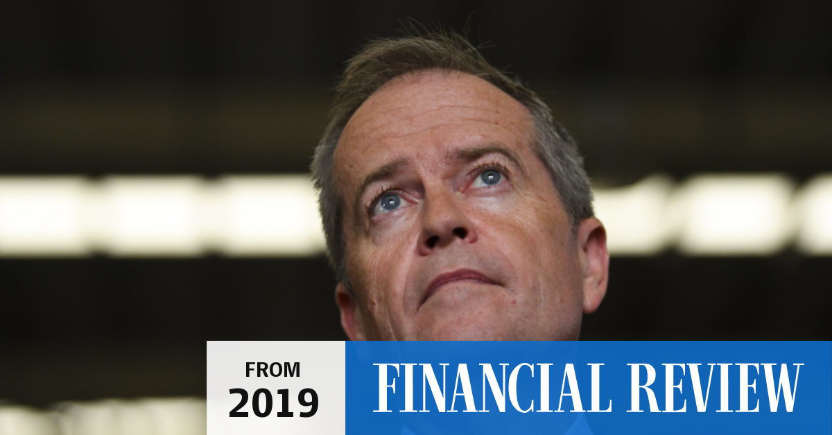 Federal election 2019: Shorten downplays prospect of tax cuts for high